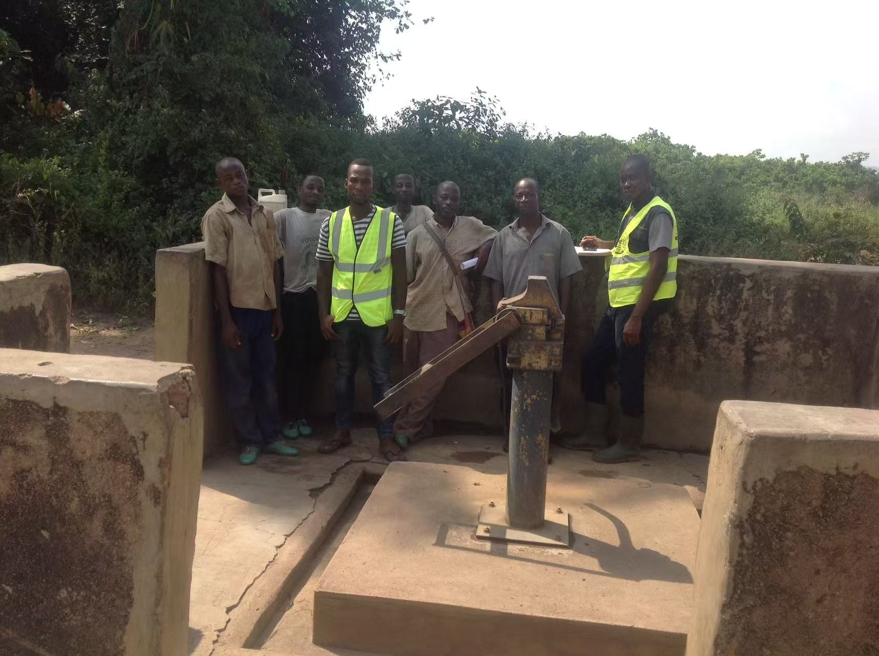 Community celebration at new borehole