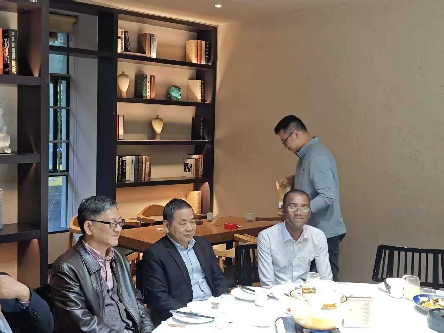 Dinner with Prof. Xia Jianghai (ZJU) and Prof. Jianxin Liu (CSU)