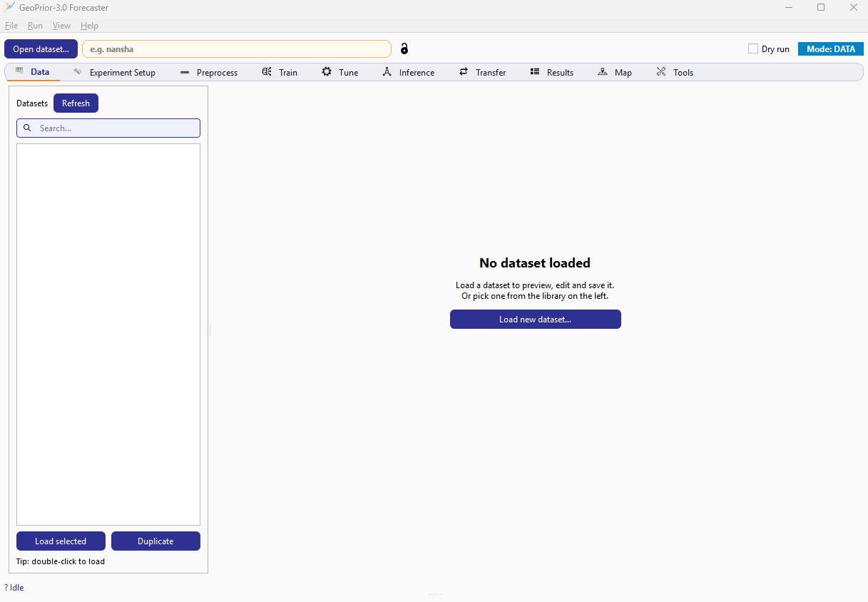 GeoPrior-3.0 Forecaster interface preview